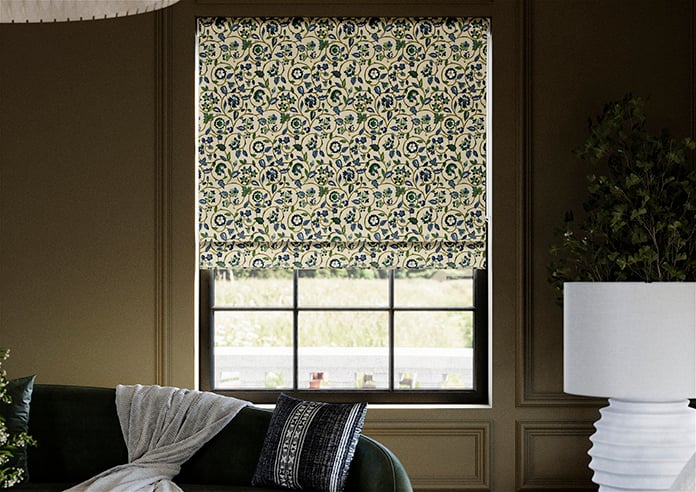 Land & Shore Esther, Green - Roman Blind - Image 3